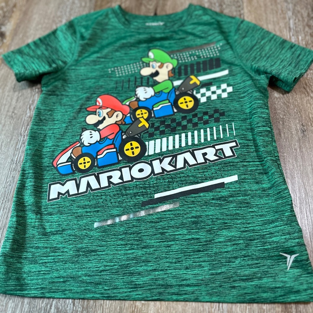 Boy's Super Mario Go-Dry Shirt